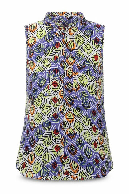 Womens UK Size L NEXT Multicoloured Basic Blouse