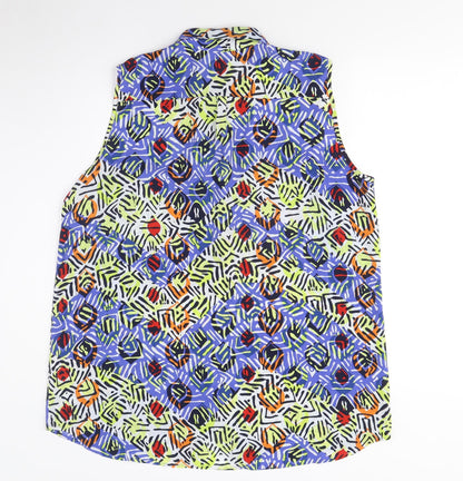 Womens UK Size L NEXT Multicoloured Basic Blouse