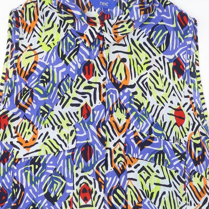 Womens UK Size L NEXT Multicoloured Basic Blouse