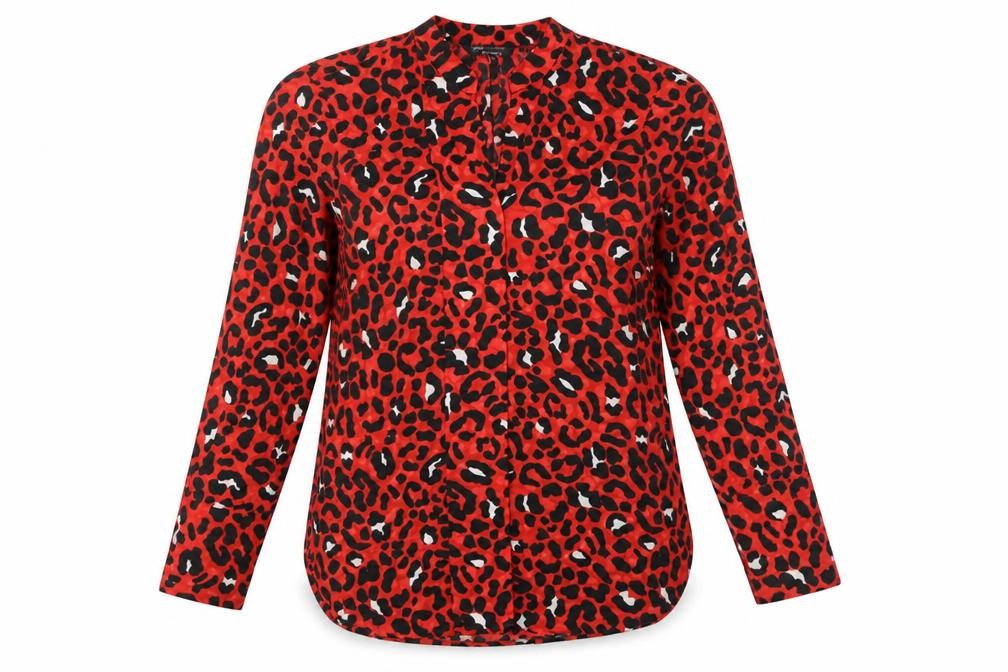 Womens UK Size 10 Marks and Spencer Red Basic Blouse