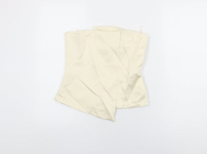 Womens UK Size M Zara White Basic T-Shirt