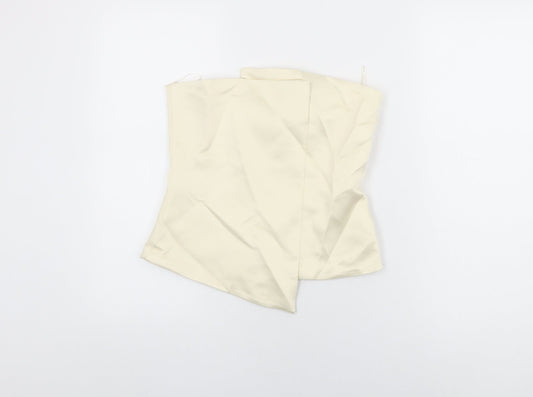 Womens UK Size M Zara White Basic T-Shirt