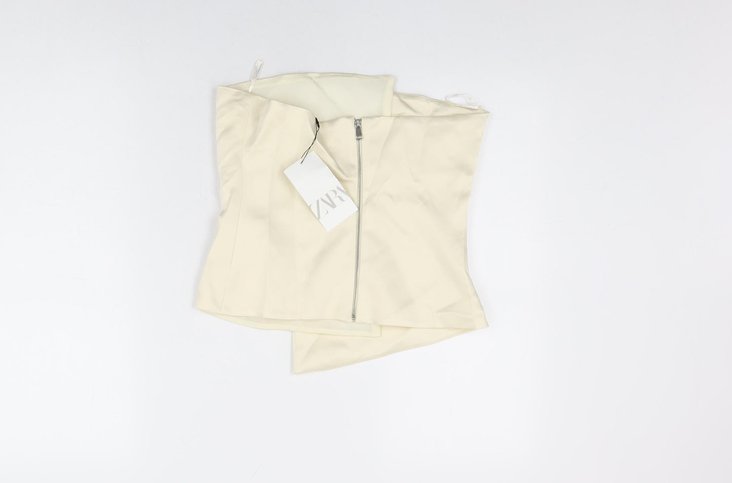 Womens UK Size M Zara White Basic T-Shirt