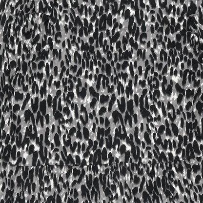 Studio Womens Grey Animal Print Viscose Shift Size 12 V-Neck Pullover - Size 12-14