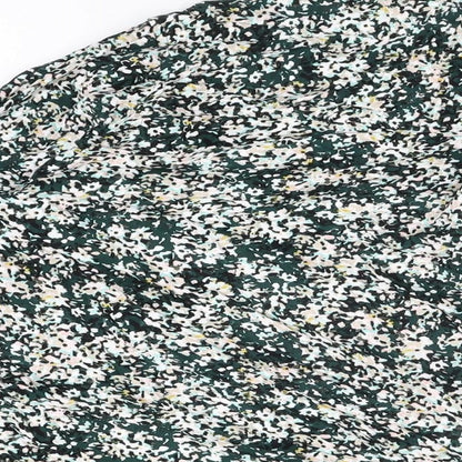 Womens UK Size 24 Marks and Spencer Green Basic Button-Up