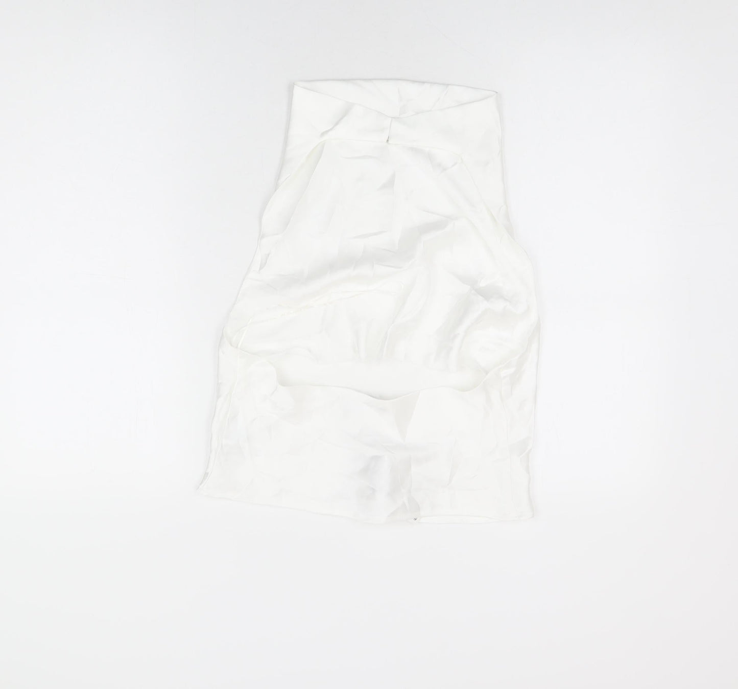 Womens UK Size XS Zara White Basic Blouse