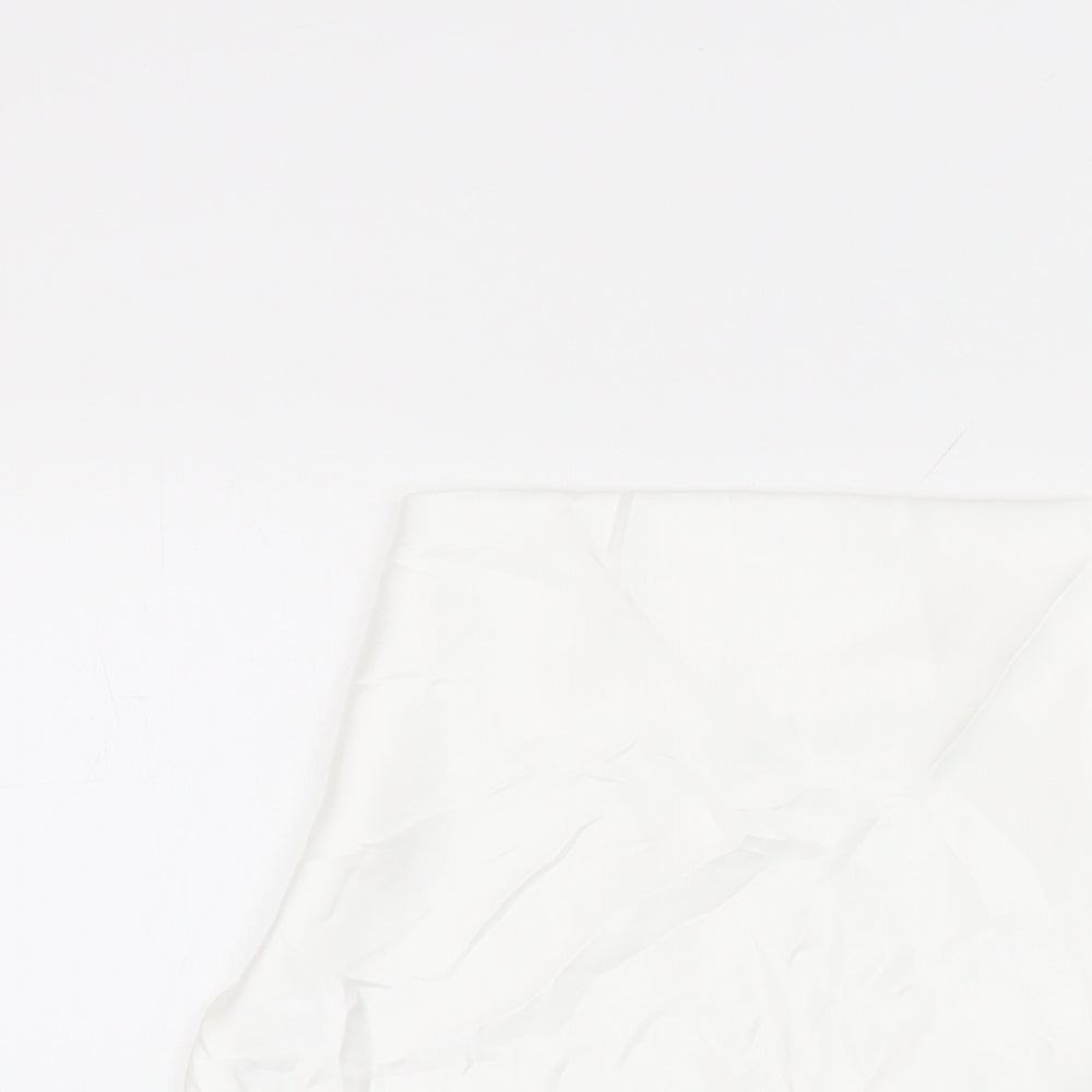 Womens UK Size XS Zara White Basic Blouse
