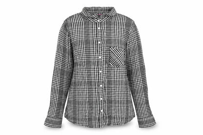 Womens UK Size L Merona Black Basic Button-Up