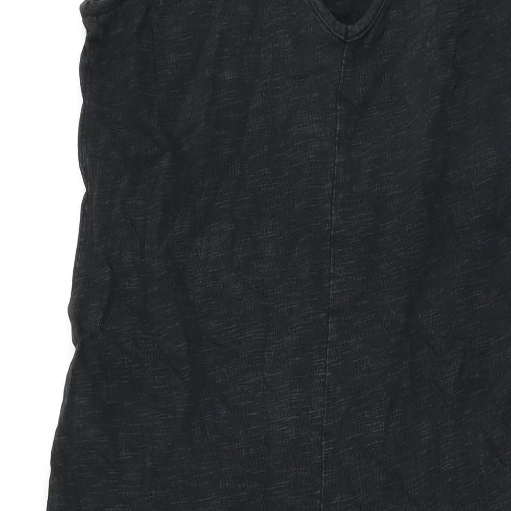 Gap Womens Black Cotton Jumpsuit One-Piece Size XS L24 in Pullover