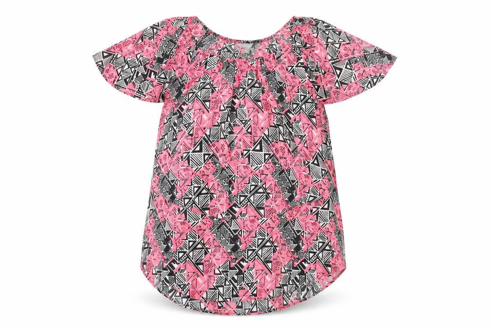 Womens UK Size 12 Suzanne Grae Pink Basic Blouse