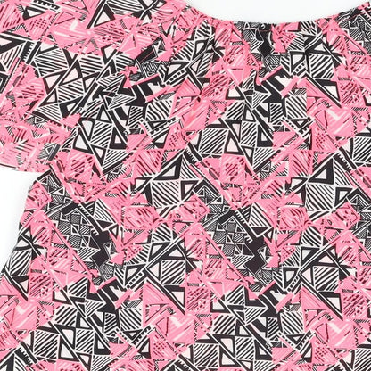 Womens UK Size 12 Suzanne Grae Pink Basic Blouse