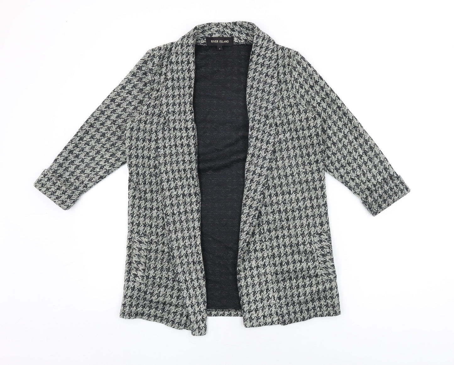 Womens UK Size 8 River Island Grey Jacket