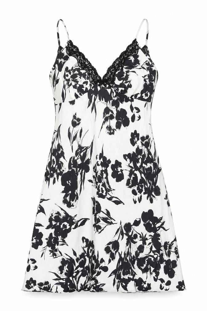 Marks & Spencer Womens White Floral Polyester Top Dress Size 14