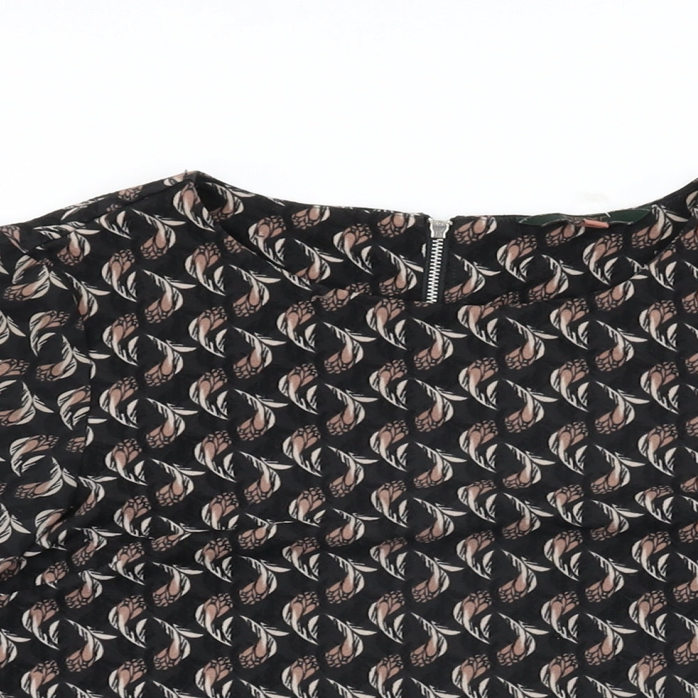Womens UK Size 6 NEXT Black Basic T-Shirt