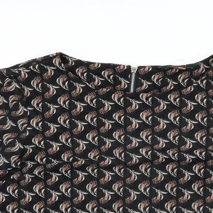 Womens UK Size 6 NEXT Black Basic T-Shirt