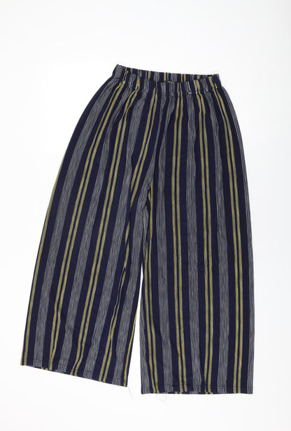 Womens UK Size 12 Quiz Regular Fit  Blue Trousers