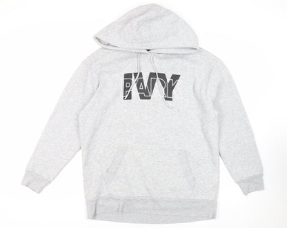 Mens UK Size M IVY PARK Grey Pullover Hoodie