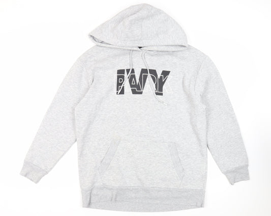 Mens UK Size M IVY PARK Grey Pullover Hoodie