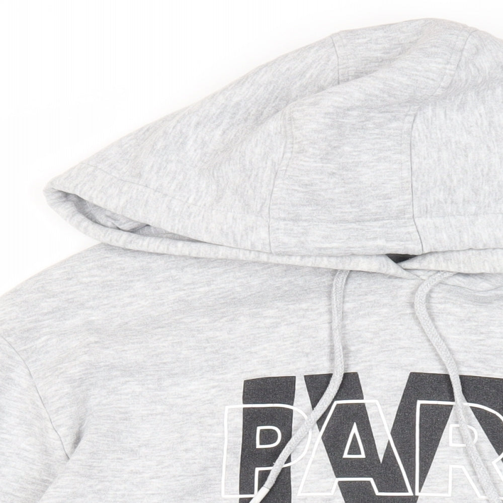 Mens UK Size M IVY PARK Grey Pullover Hoodie
