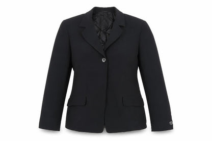 Caractére Womens Black Jacket Blazer Size 12 Button