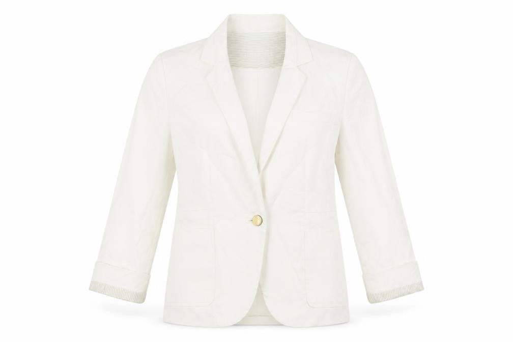 Womens UK Size M Bershka Ivory Jacket