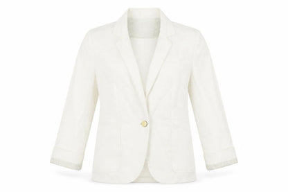 Womens UK Size M Bershka Ivory Jacket