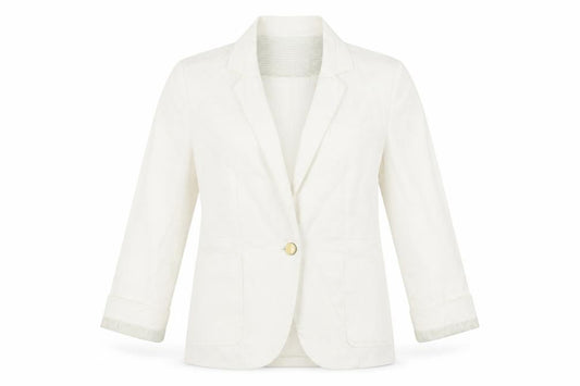 Womens UK Size M Bershka Ivory Jacket
