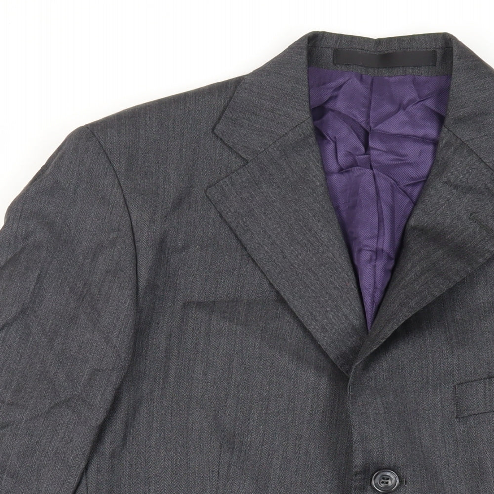 Mens UK Size 38 Marks and Spencer Regular Grey Suit Jacket