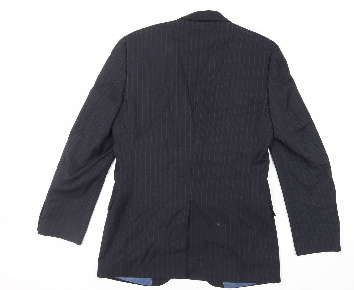 Mens UK Size 38 Marks and Spencer Regular Blue Suit Jacket