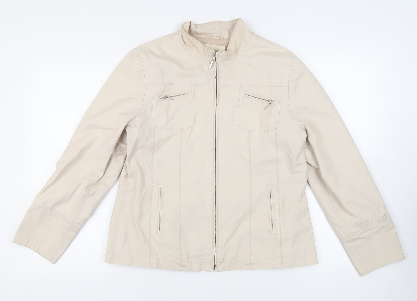 Womens UK Size 16 SCL sport Beige Jacket