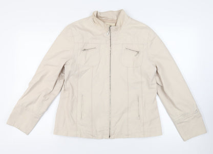 Womens UK Size 16 SCL sport Beige Jacket