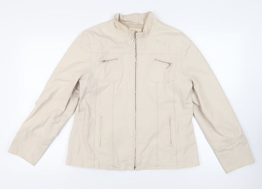 Womens UK Size 16 SCL sport Beige Jacket