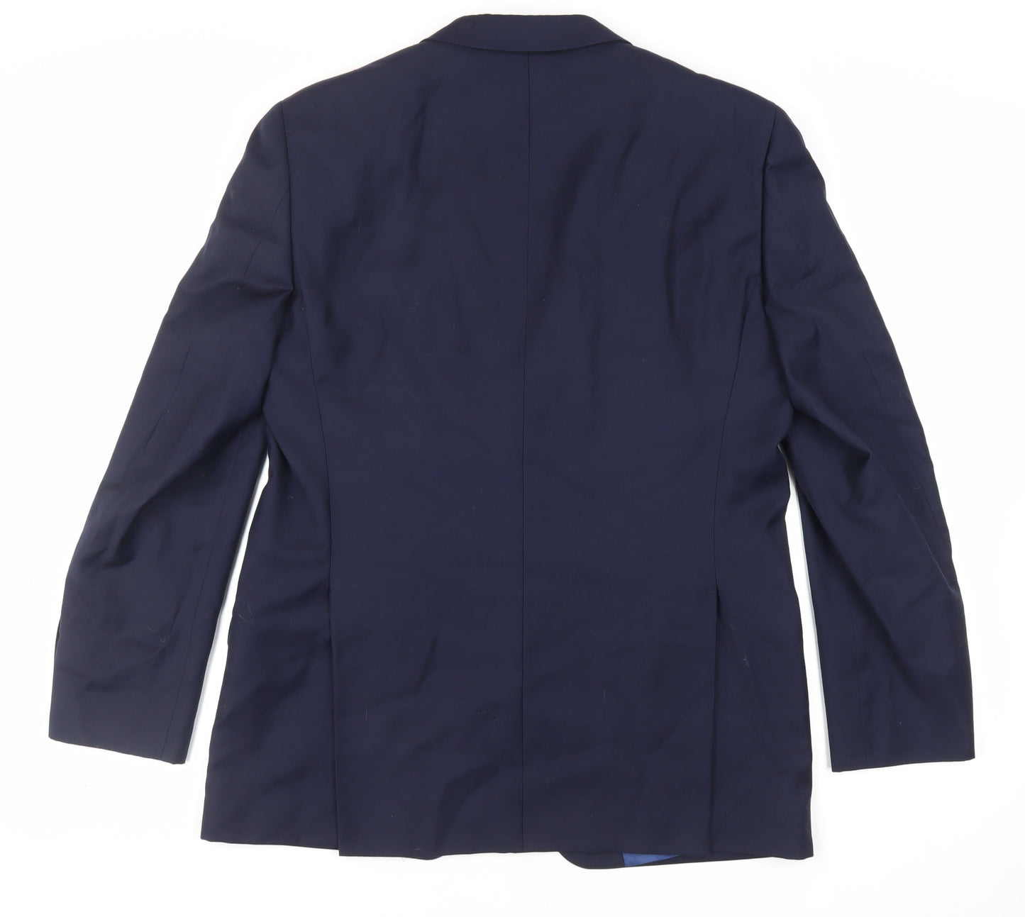 Mens UK Size 44 Samuel Slater Regular Blue Suit Jacket