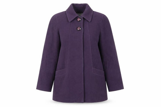 Womens UK Size 14 BHS Purple Overcoat