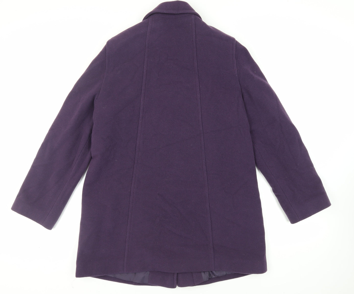Womens UK Size 14 BHS Purple Overcoat
