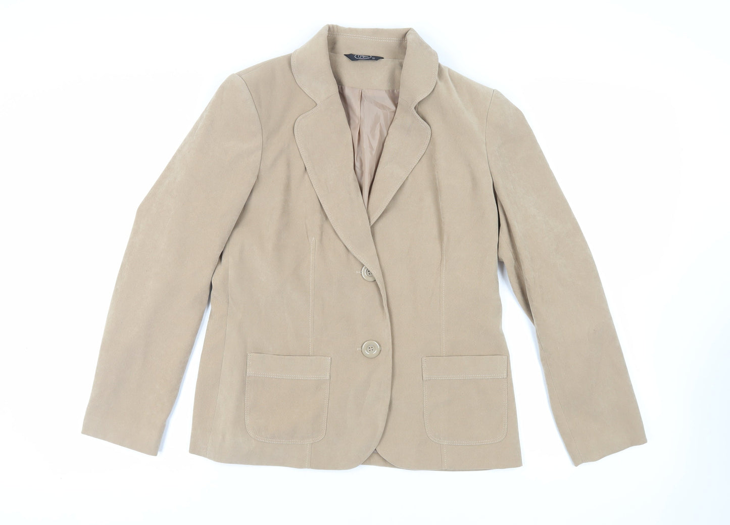 Womens UK Size 12 Bonmarché Beige Jacket