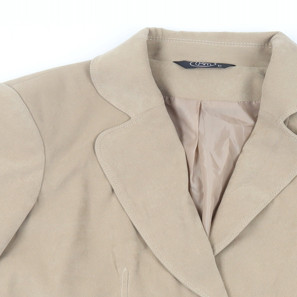 Womens UK Size 12 Bonmarché Beige Jacket