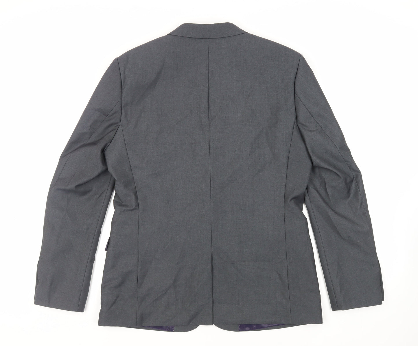 Mens UK Size 42 Topman Regular Grey Suit Jacket