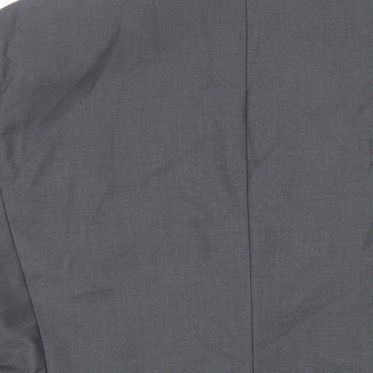 Mens UK Size 42 Topman Regular Grey Suit Jacket