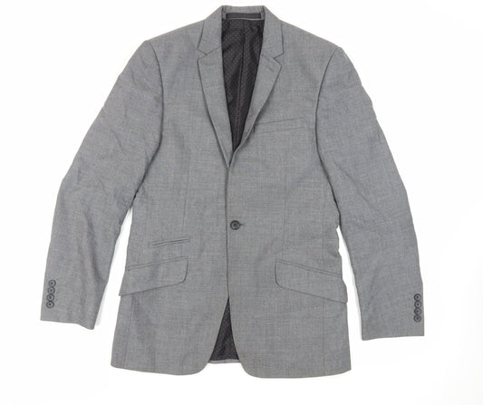 Mens UK Size 36 Marks and Spencer Regular Grey Suit Jacket