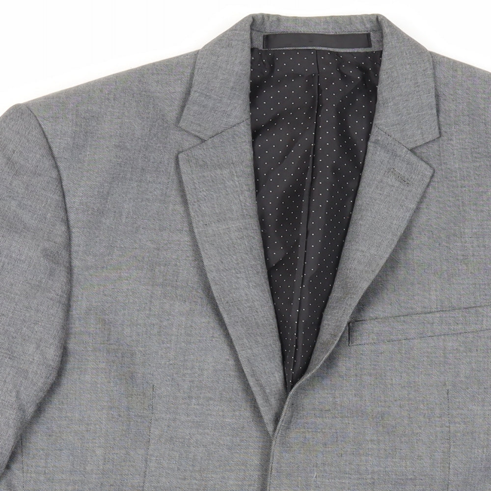 Mens UK Size 36 Marks and Spencer Regular Grey Suit Jacket