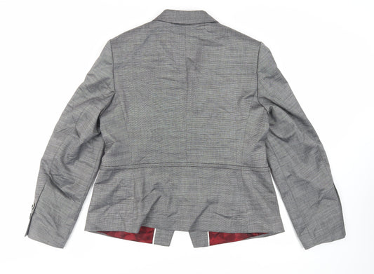 Autograph Womens Grey Jacket Blazer Size 16 Button