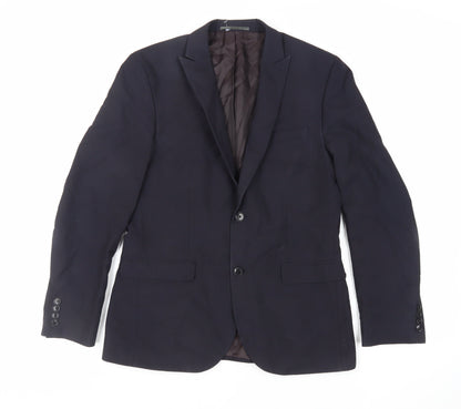 Mens UK Size 40 NEXT Regular Blue Suit Jacket