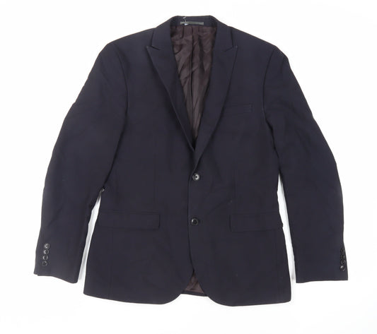 Mens UK Size 40 NEXT Regular Blue Suit Jacket