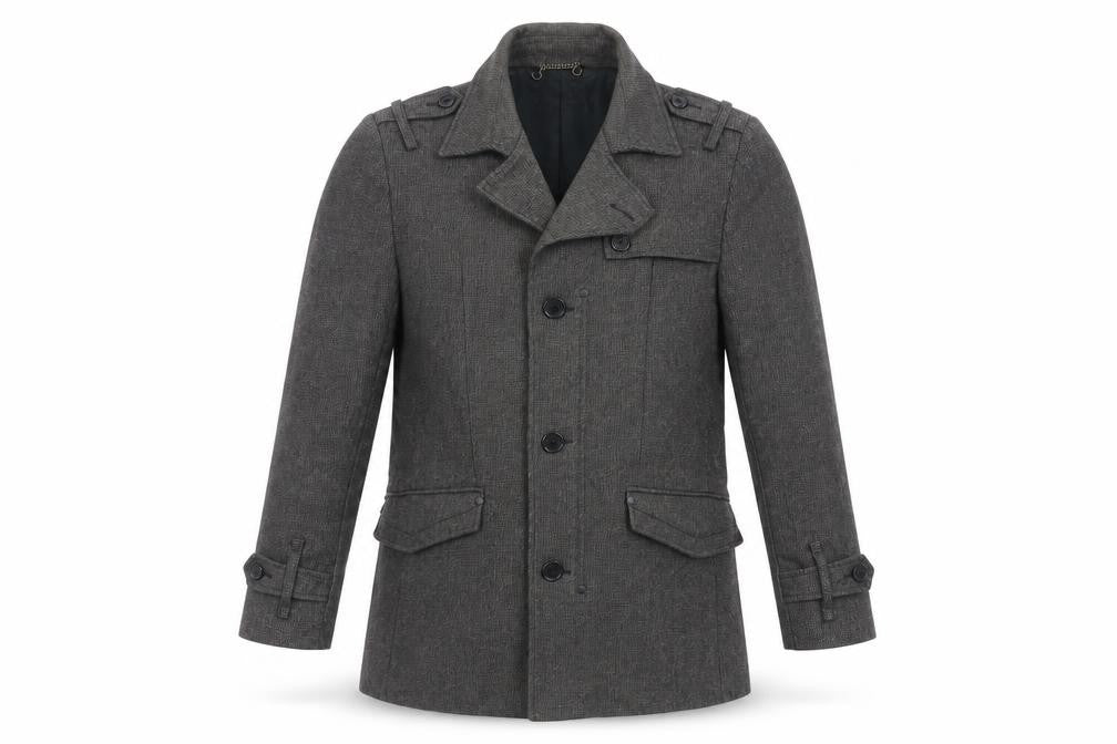 Mens UK Size S River Island Grey Jacket