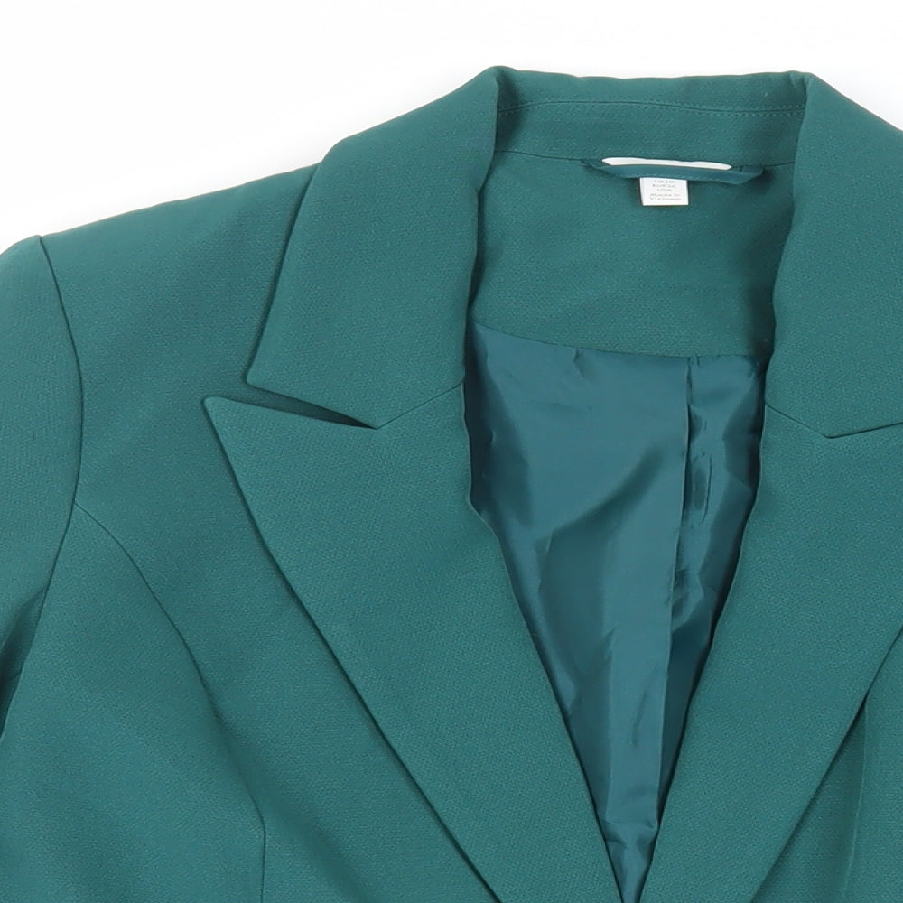 Womens UK Size 10 M&Co Green Jacket