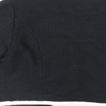 Womens UK Size 10 H&M Black Jacket