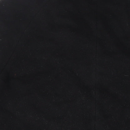 David Barry Womens Black Overcoat Coat Size 18 Button