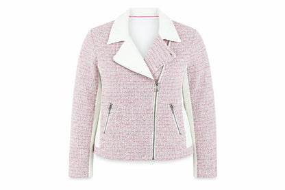 Womens UK Size 14 Marks and Spencer Pink Biker Coat