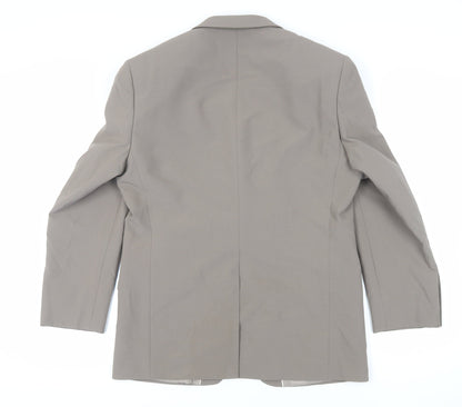 Mens UK Size 40 Marks and Spencer Regular Beige Suit Jacket
